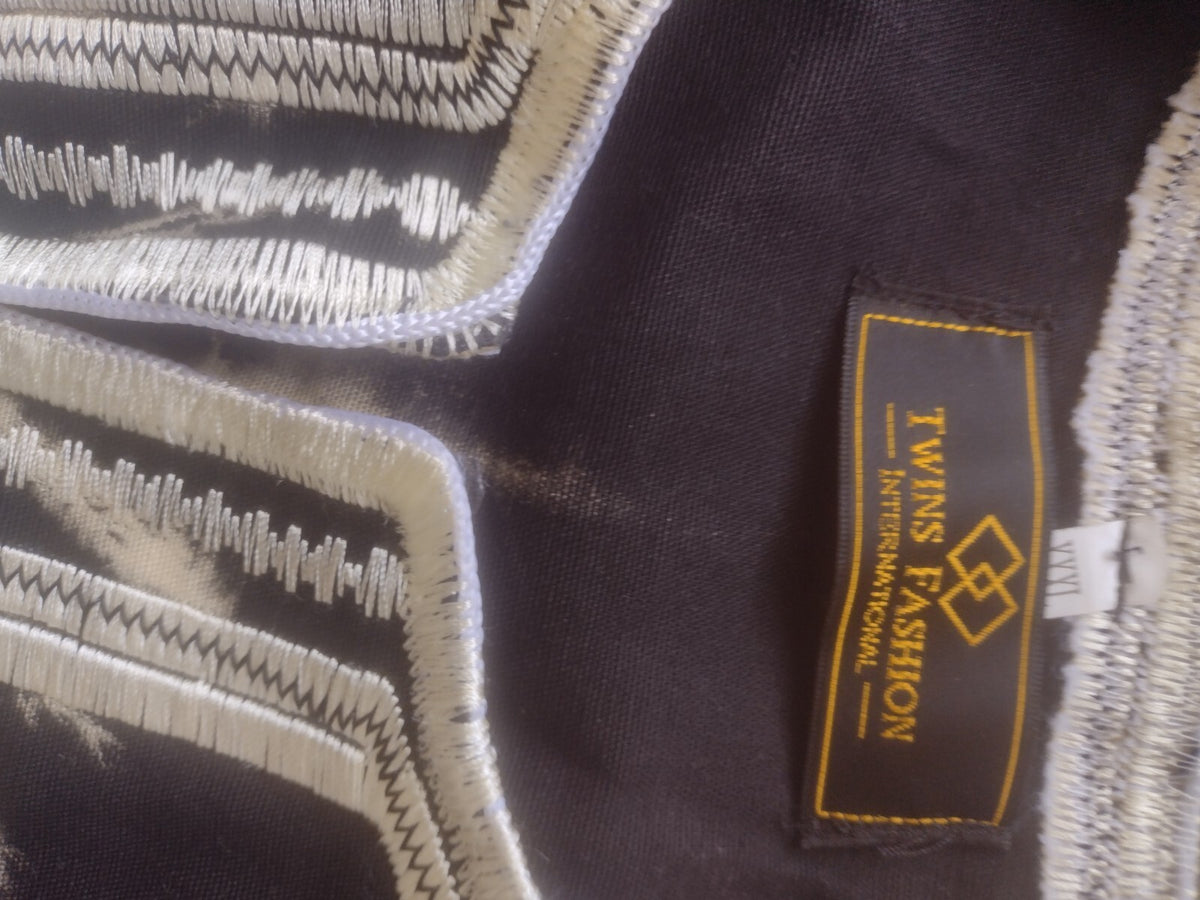 Vintage Dashiki Style Embroidered Tunic Top XXXL Deadstock Handmade