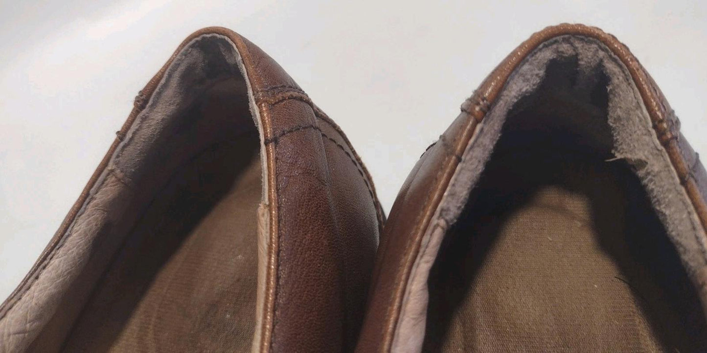 Florsheim 13100-200 Brown Leather Oxfords Men’s Size 9D Made in China