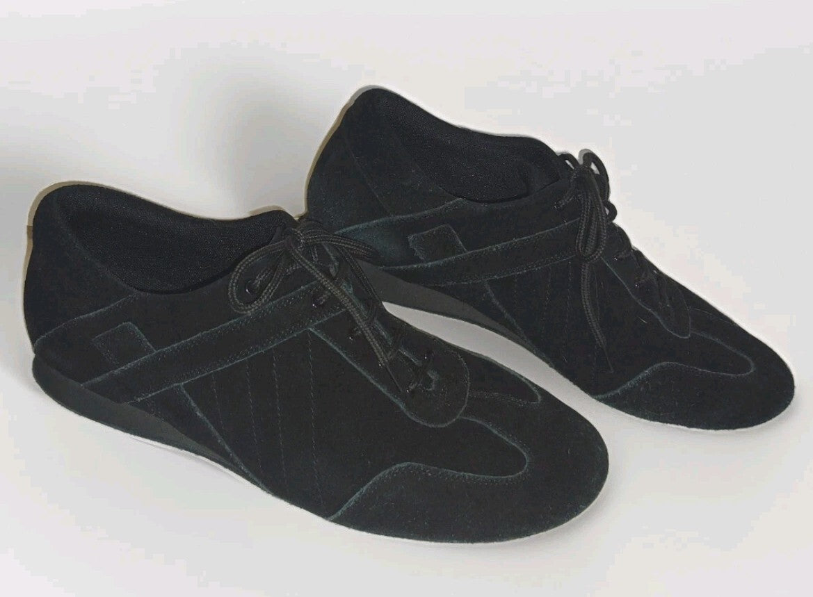 Ultimate Hybrid 0520 Dance Shoes Size 12 Black Suede West Coast Swing Salsa