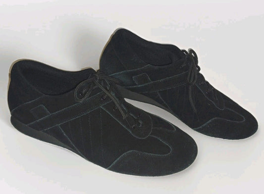 Ultimate Hybrid 0520 Dance Shoes Size 12 Black Suede West Coast Swing Salsa