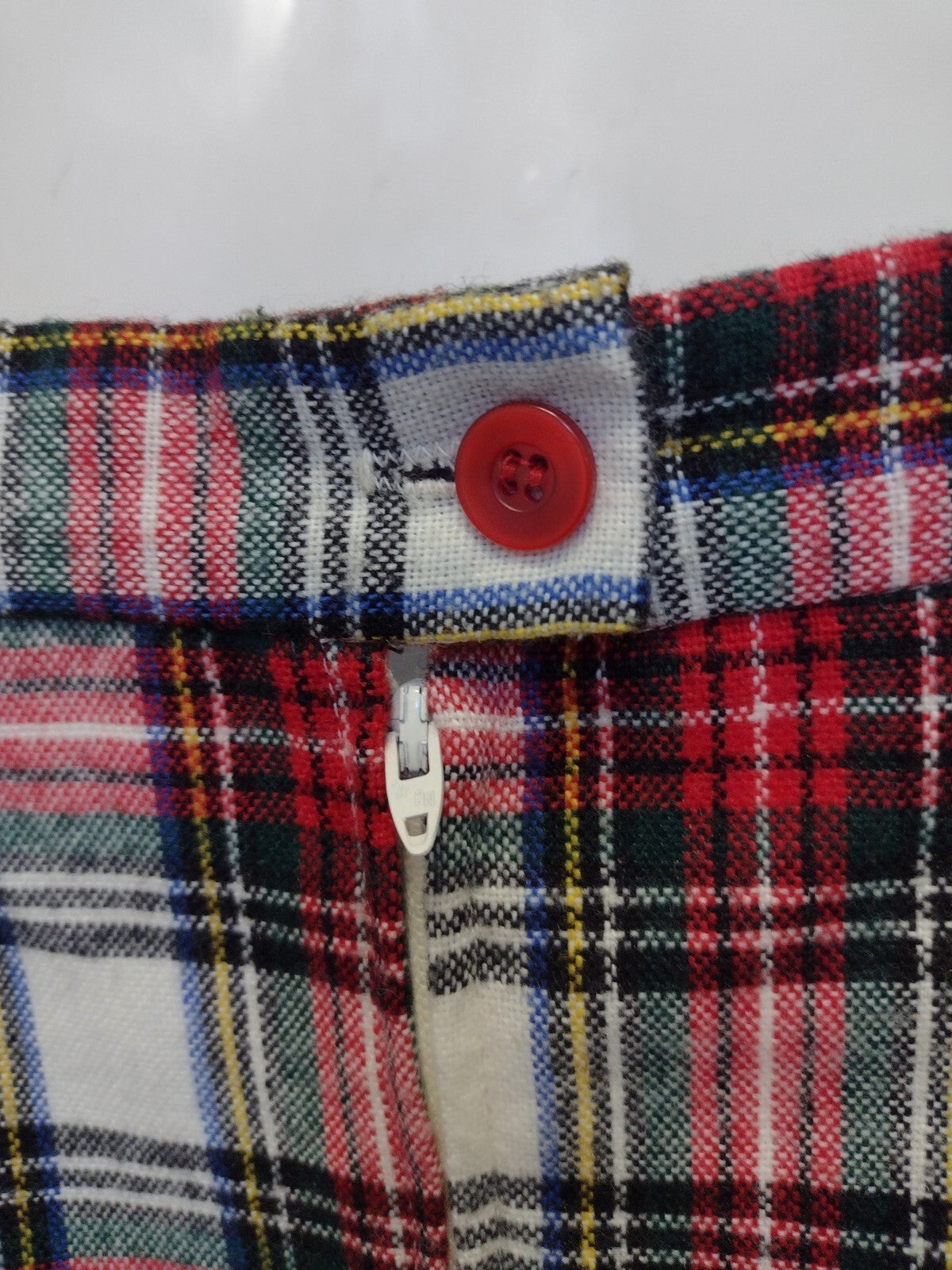 Vintage 70s Dark Academia Tartan Plaid Maxi Skirt High Waist Preppy 13 14