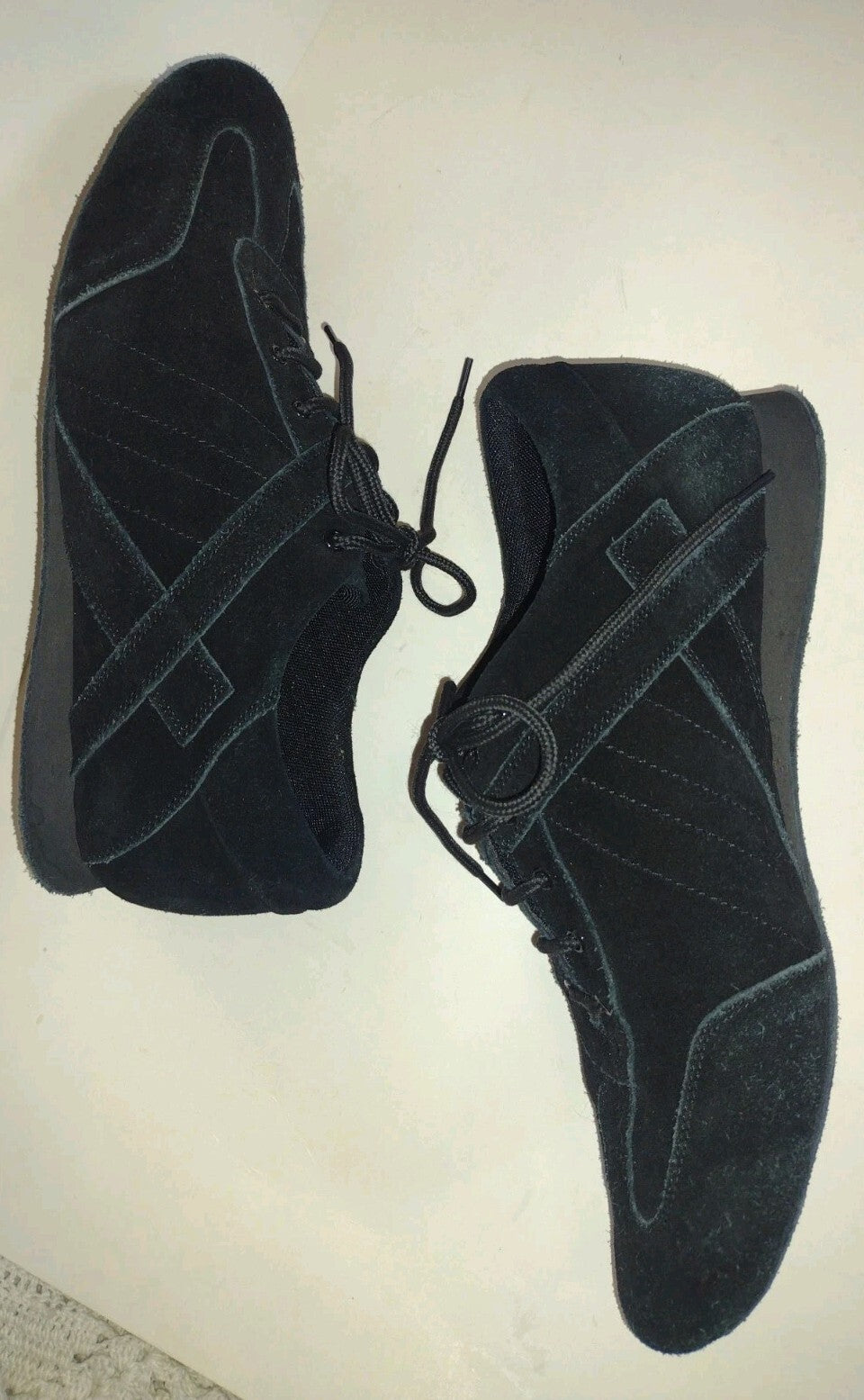 Ultimate Hybrid 0520 Dance Shoes Size 12 Black Suede West Coast Swing Salsa