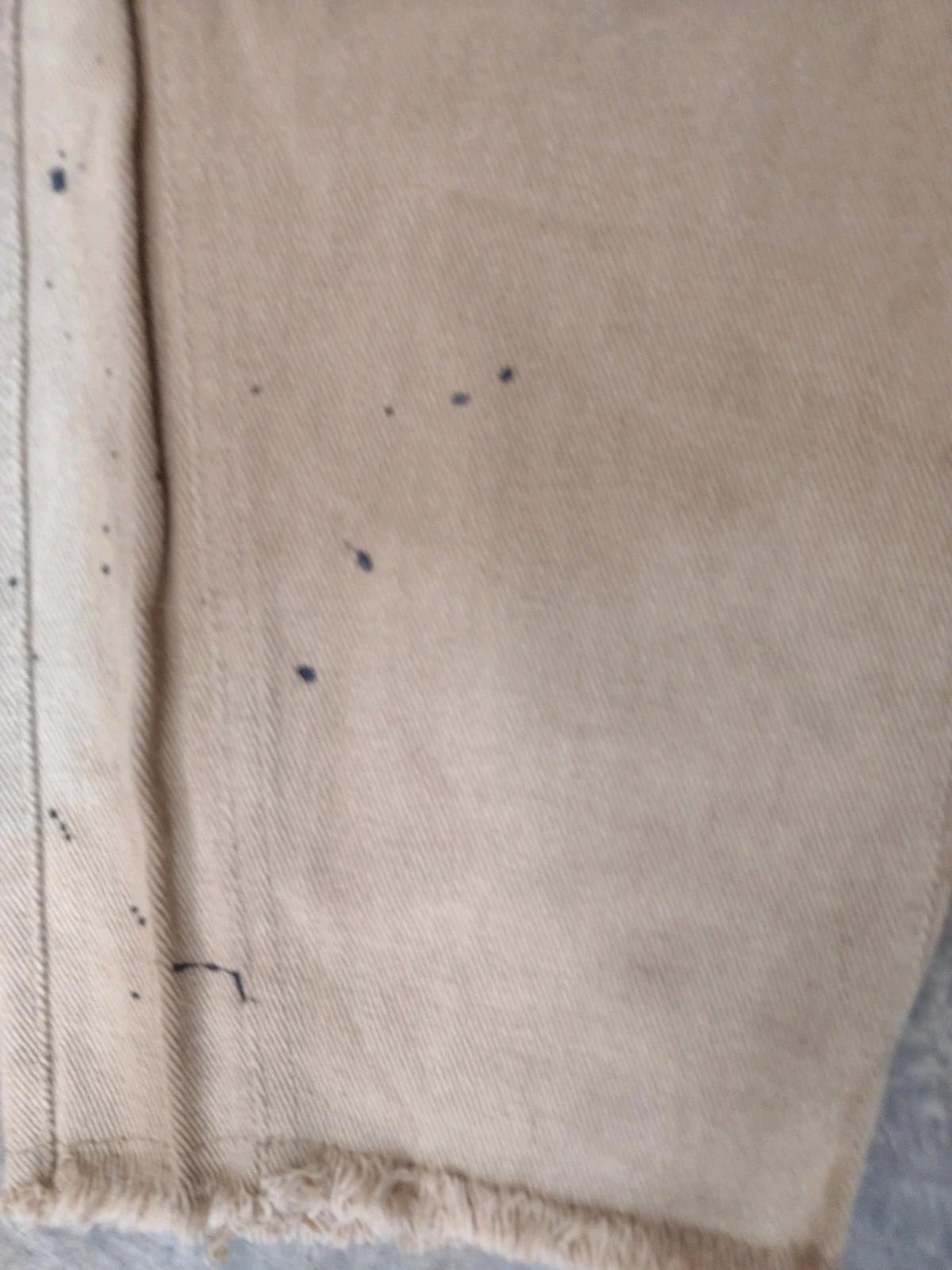 Gallery Dept. Pants Jeans Tan Size S Brown Painted La Flare Art Paint Spatters