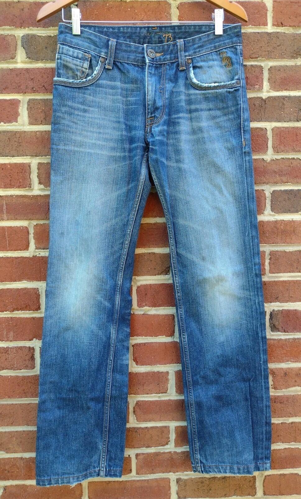 Pepe Jeans London 73 Straight Leg Denim Jeans W30 L34 Vintage Fade Y2K