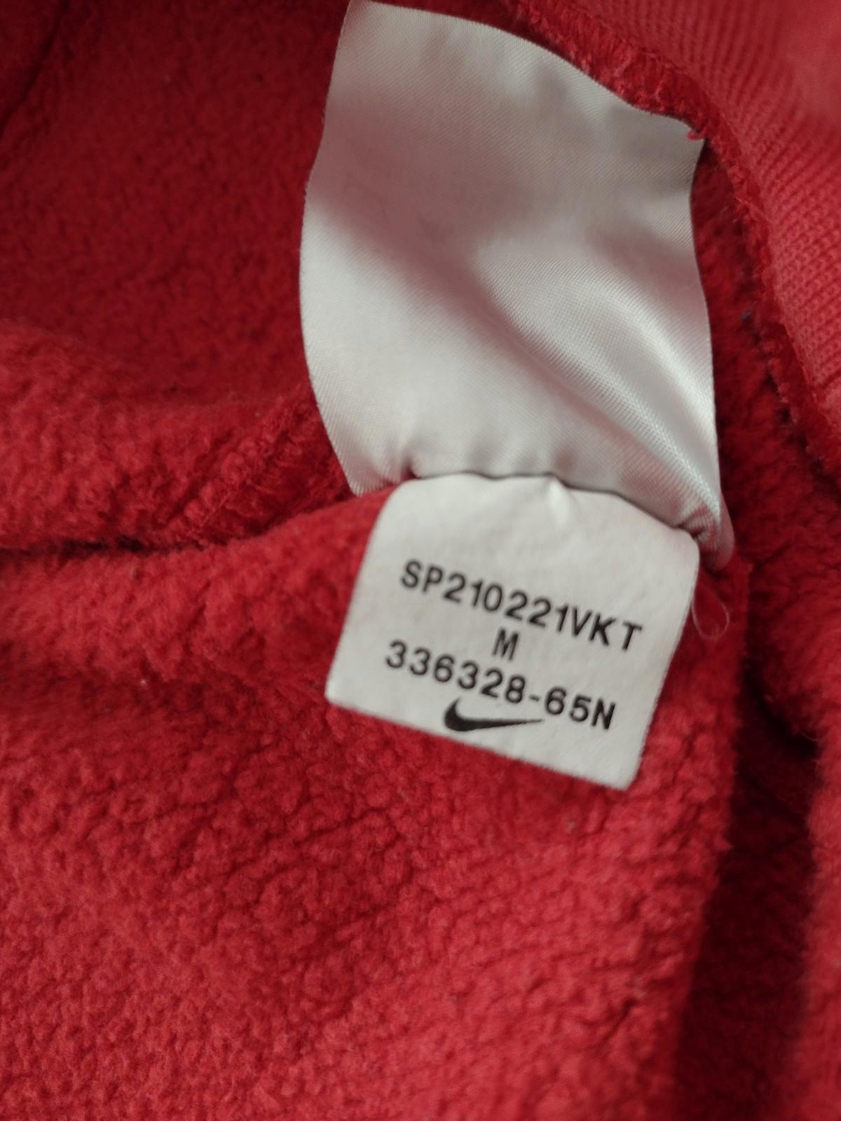Nike Hoodie Mens M Just Do It Good Fade Red 2000s 90s Casual