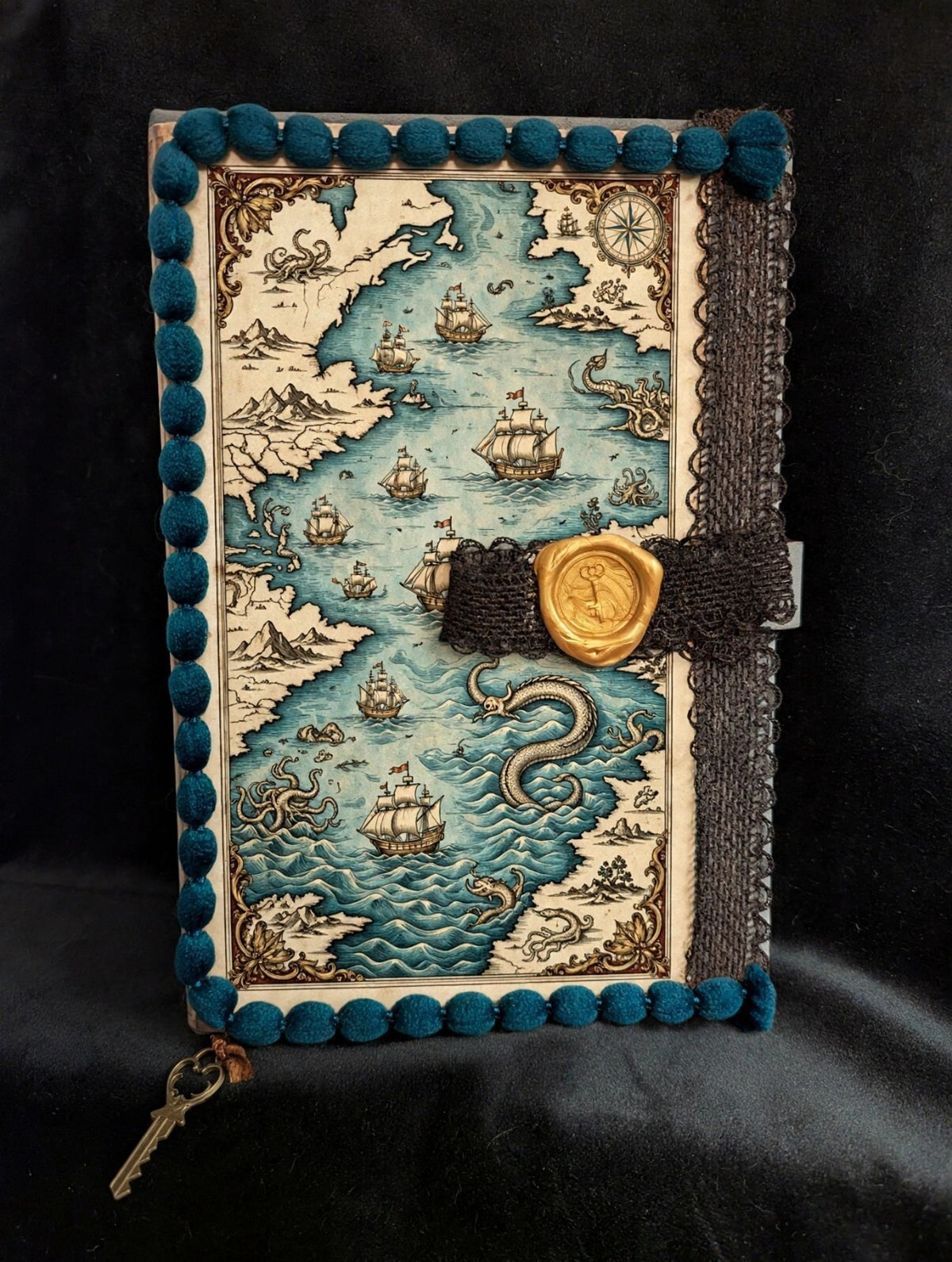 Cartographer Paper Kit 6pc Nautical Map Journal Ephemera Junk Journal Scrapbook