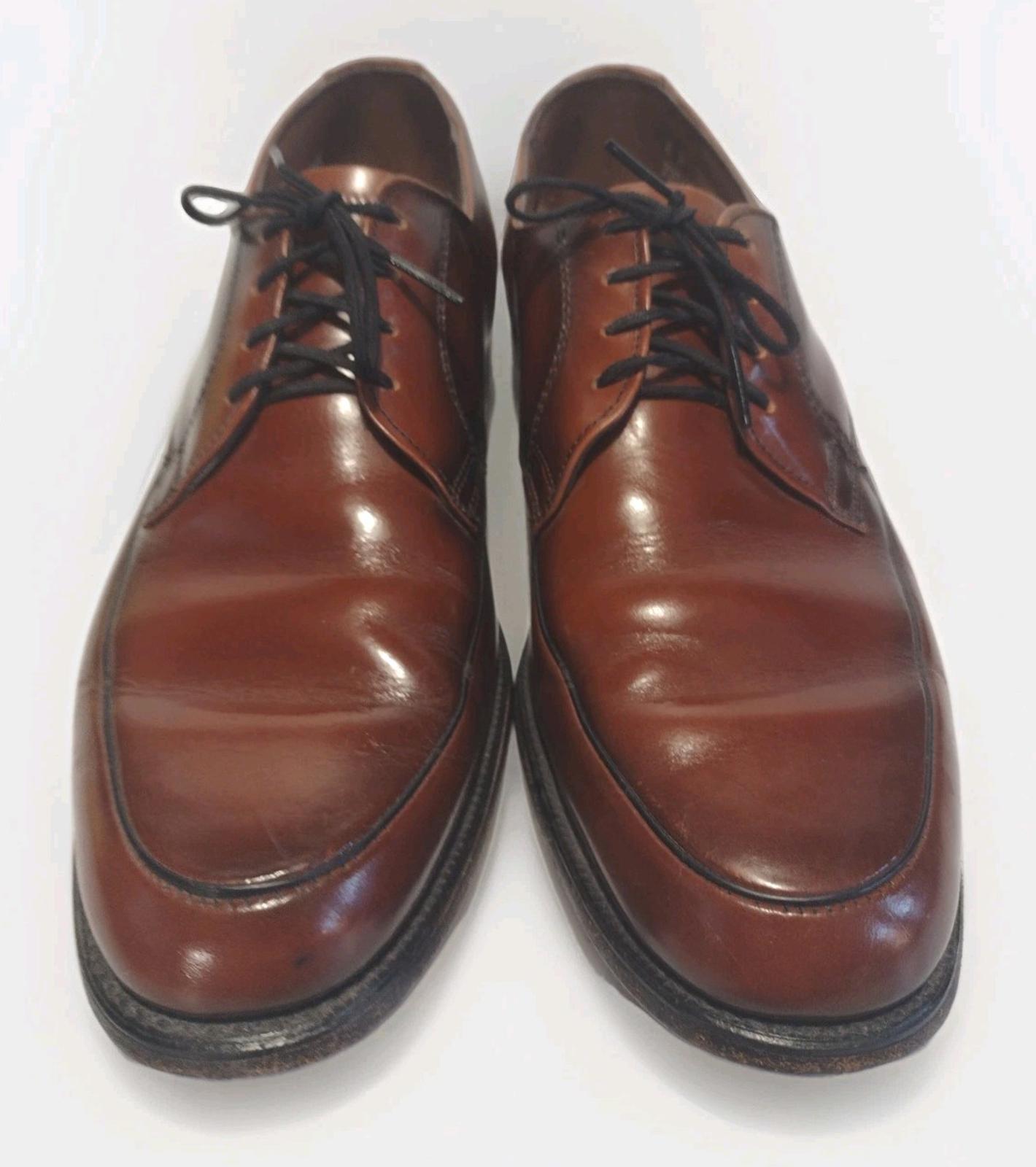 Vintage 60s Men's Dress Shoes 8D Arch Lift Biltrite Heel Leather Sole USA