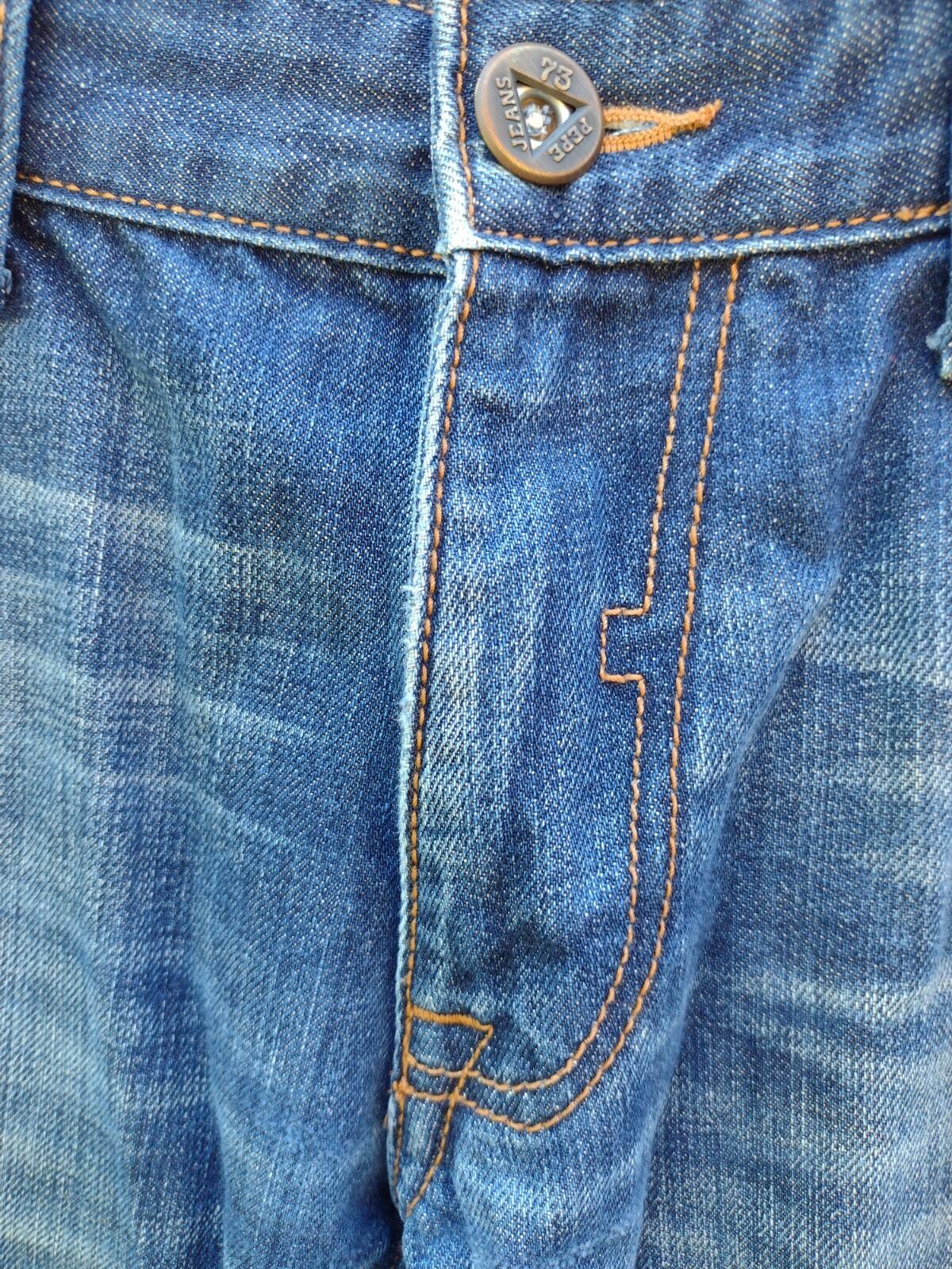 Pepe Jeans London 73 Straight Leg Denim Jeans W30 L34 Vintage Fade Y2K