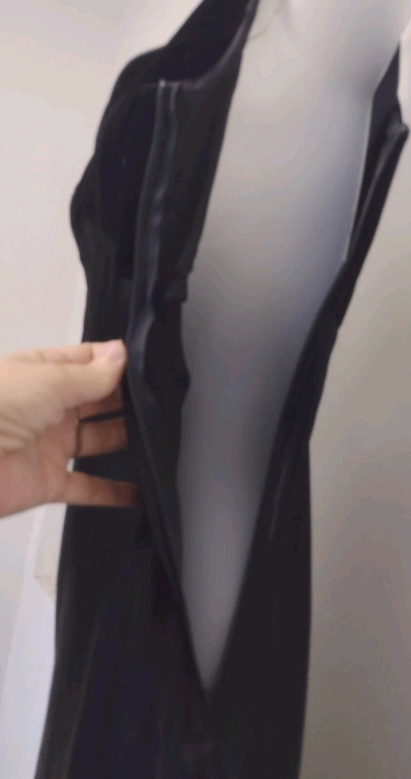 Vintage 90s All That Jazz Black Velvet Satin Maxi Dress Goth Formal Strappy