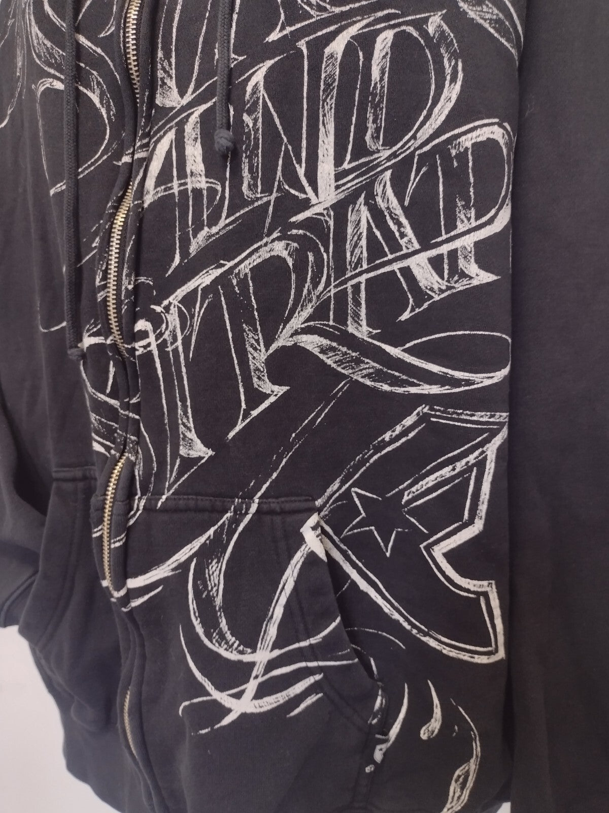Original Rare Y2K Famous Stars And Straps Zip-up Hoodie size XXL Travis Barker
