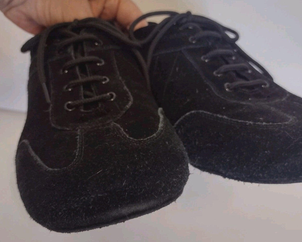 Ultimate Hybrid 0520 Dance Shoes Size 12 Black Suede West Coast Swing Salsa